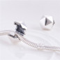 Fits European Bracelets Lock Clip Stopper Sterling Silver Beads For Women DIY Fine Jewelry Charm Wholesale charms Making