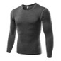 Fitness Men Long Sleeve Shirt Tops Clothes Thermal Muscle Bodybuilding Compression Tights Base Layer Tops
