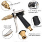 High Pressure Water Gun Sprayer Car Wash Water Spray Gun Brass Metal Garden Hose Gun Auto Water Nozzle To The Garden