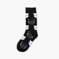 CHAOZHU Brand Socks For Women High Socks Cartoon Cat Pattern Lovely Cotton Knitted Happy Socks