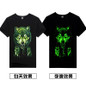 Novelty 3D Men's wolf T shirt Cool wolf Printed t shirts summer Casual 3D Short Sleeve glow in the dark T-shirts good quality