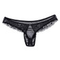 iEFiEL Fashion Sexy Men Lingerie Jockstraps Lace Mesh Briefs Bikini Underwear Underpants with Penis Hole for Men Wetlook Panties