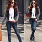 Fashion Women Blazers Slim Ladies Coat Blazer Jacket Casual Zipper Suit Outwear