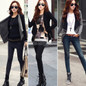 Fashion Women Blazers Slim Ladies Coat Blazer Jacket Casual Zipper Suit Outwear
