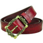 Fashion Wide Genuine Leather Belt Women Vintage Floral Carved Cow Skin Belts New Design Strap Female for Jeans