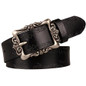 Fashion Wide Genuine Leather Belt Women Vintage Floral Carved Cow Skin Belts New Design Strap Female for Jeans