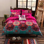 Bohemian Style Floral Printing Twin/Queen/King Size Bedding Set 4pcs Comforter Duvet Cover Set Bed Linen Bedspread Pillowcase