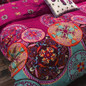 Bohemian Style Floral Printing Twin/Queen/King Size Bedding Set 4pcs Comforter Duvet Cover Set Bed Linen Bedspread Pillowcase