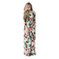 Bohemian Maternity Dress Floral Printed Dresses For Pregnant Women Long Three Quarter Sleeve Loose Maxi Dress Vestidos Boho 3XL