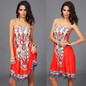 Bohemian European Style Women Dress Quality Low Price Sexy Clothes Vintage Ropa Mujer Print Beach Summer Dress Vestidos De Festa