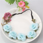 Bohemia Handmade Floral Headband Women Flower Crown Wedding Garland Hair Accessories Girls Flower Hairband Bridal Headdress