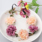 Bohemia Handmade Floral Headband Women Flower Crown Wedding Garland Hair Accessories Girls Flower Hairband Bridal Headdress