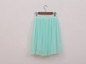 OHRYIYIE Tulle Skirts Women 2017 New Summer High Waist Short Tutu Skirt Female Elastic Waist Pleated Midi Skirt Jupe Femme S1013