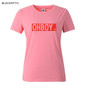 OHBOY Printing Women T-shirt Tops New Fashion Summer Style Tees T shirts Woman Harajuku White Woman Clothing