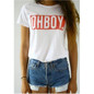OHBOY Printing Women T-shirt Tops New Fashion Summer Style Tees T shirts Woman Harajuku White Woman Clothing