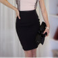 Pencil Skirt Skirts Womens Falda Saias Jupe Crayon Faldas Mujer Women High Waist Black Saia Office Ladies Midi Skirt Tight 2016