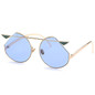 Peekaboo blue green yellow ocean sunglasses men vintage round metal 2017 cat eye sunglasses women vintage retro uv400