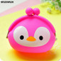 NEW Silica gel animal coin purses holders kawaii bag change purse baby children wallet fashion cute coin children's purses