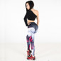 New Sexy Black Print Leggings Women Nylon Sporting Pants Fashion Printed Women's Fitness Leggings