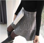 New Sex 2018 Summer Skirts Womens Knitted Skirt High Waist Pleated mini Skirt Casual Elastic Flared Skirt Female