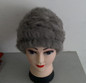 Fur Hat Women's Hat 100% Natural Knitted Genuine Rabbit Fur Winter Hats For Women Fashion Cap Warm Beanies Lady headwear  Bone