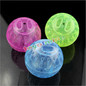 Funny Pet Rodent Mice Hamster Gerbil Rat Jogging Play Exercise Plastic Small Ball Toy random color Random Free Shipping