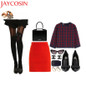 JAYCOSIN New Fashion Women Vintage Tights Bow Pantyhose Tattoo Mock Bow Suspender Sheer Stockings Drop Shipping