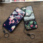 Fashion Floral Art TPU Soft Case Phone Shell  for iPhone 6 6s 6Plus 6sPlus 7 7Plus 8 8 Plus Protector