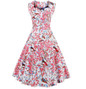 Fashion Dress A-Line Retro Swing Print Casual Cheap China Clothes Robe Vestidos De Festa Femininas Roupas Female Women Dresses