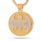 Batman x KING ICE - The Bat Symbol Necklace (Gold)