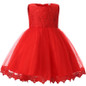 Baptism Party girls Wedding Tutu Dress Baby Girl Newborn 1 2 year Birthday Princess Dresses infant Girl Dress kids Clothes