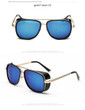 BANSTONE IRON MAN 3 Matsuda TONY Steampunk Sunglasses Men Mirrored Glasses Vintage Sun glasses