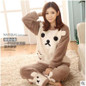 Pijama Feminino Inverno Cute Animal Pajamas For Adults 2017 New Autumn Winter Sleepwear Pyjama Femme Soft Warm Pyjamas Women Set