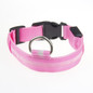 Factory price LED Nylon Pet Dog Collar Night Safety Glow Flashing Dog  Collar Led Luminous Small Dogs Collars