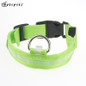 Factory price LED Nylon Pet Dog Collar Night Safety Glow Flashing Dog  Collar Led Luminous Small Dogs Collars