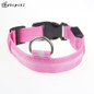 Factory price LED Nylon Pet Dog Collar Night Safety Glow Flashing Dog  Collar Led Luminous Small Dogs Collars