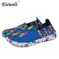 EISWELT Women Shoes Female Loafers Women Casual Flat Summer Flats Woven Shoes Slip On Colorful Shoe Mujer#ZQS019