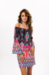 Off Shoulder Women Summer Beach Indian Dress Boho Sexy Bohemian Floral Vintage Dresses Sundress Vestidos Robe Plus Size Dashiki