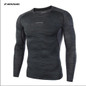 Newest Fitness Men Long Sleeve Exercise Casual T Shirt Men Thermal Muscle Bodybuilding Compression Tights Shirt Skins Gear Cool