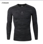 Newest Fitness Men Long Sleeve Exercise Casual T Shirt Men Thermal Muscle Bodybuilding Compression Tights Shirt Skins Gear Cool