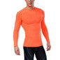 Newest fitness men long sleeve exercise Casual t shirt men thermal muscle bodybuilding compression tights shirt