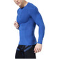 Newest fitness men long sleeve exercise Casual t shirt men thermal muscle bodybuilding compression tights shirt