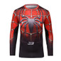 Newest 2016 Fashion Men T-Shirt Marvel Superhero Spiderman T Shirt Men Fitness tee Compression Shirt Tights