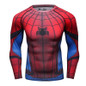 Newest 2016 Fashion Men T-Shirt Marvel Superhero Spiderman T Shirt Men Fitness tee Compression Shirt Tights
