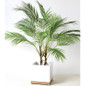 Green Palm Leaf Plastic Plants