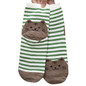 New brand 2017 Hot 3D Animals Striped Cartoon Women Cat Footprints Cotton Socks