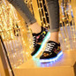 usb led shoes children's luminous shoes sneakers with kids light up shining glowing shoes for girls slippers lights schoenen 45