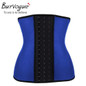Burvogue Women Latex Waist Corset Slimming Waist Control Corset Underbust Steel Bones Waist Trainer Plus Size Waist Corselet