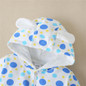 Baby Boys Hooded Long-Sleeve Polka Dot Romper Buy Baby Clothes Wholesale