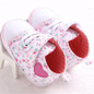 Baby Girls Canvas Floral Magic Tape Casual Sneakers